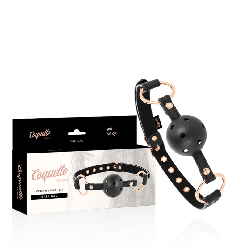 COQUETTE CHIC DESIRE - FANTASY MORDAZA TRANSPIRABLE CUERO VEGANO COQUETTE FANTASY