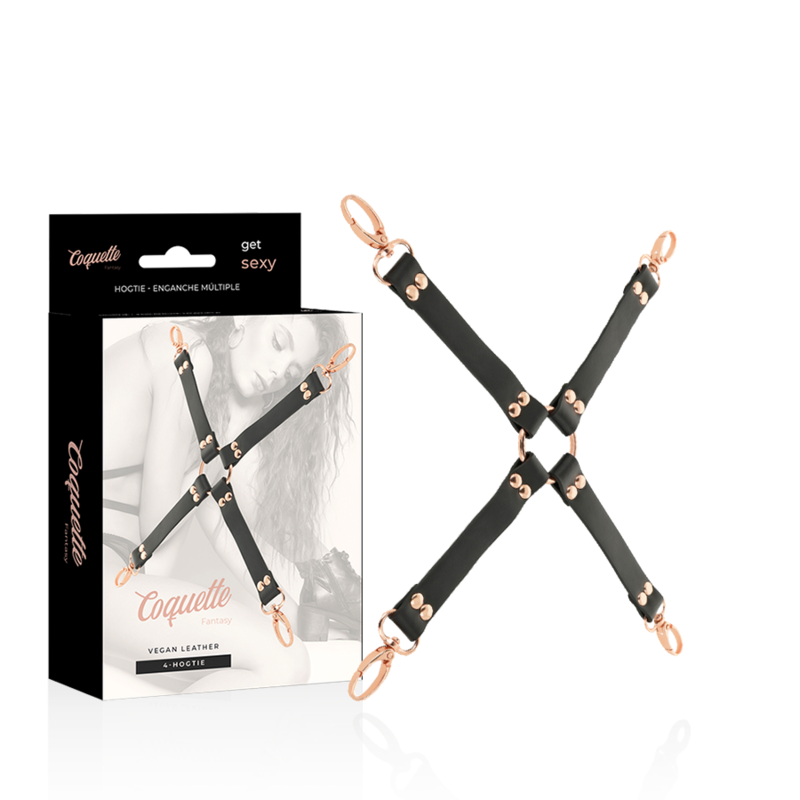 COQUETTE CHIC DESIRE - FANTASY HOG TIE CUERO VEGANO COQUETTE FANTASY