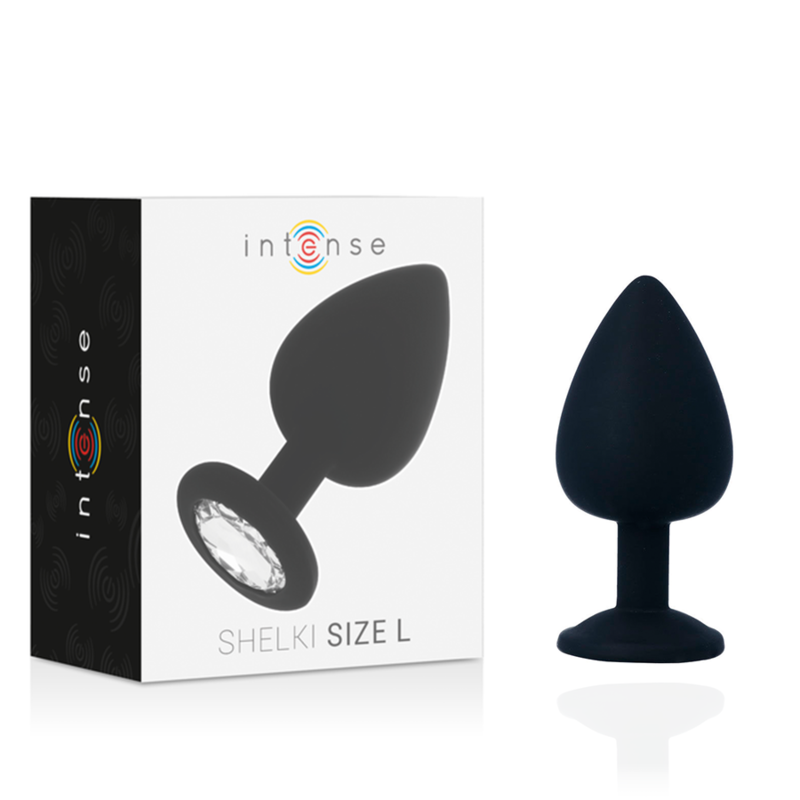 INTENSE - SHELKI L PLUG ANAL NEGRO INTENSE ANAL TOYS
