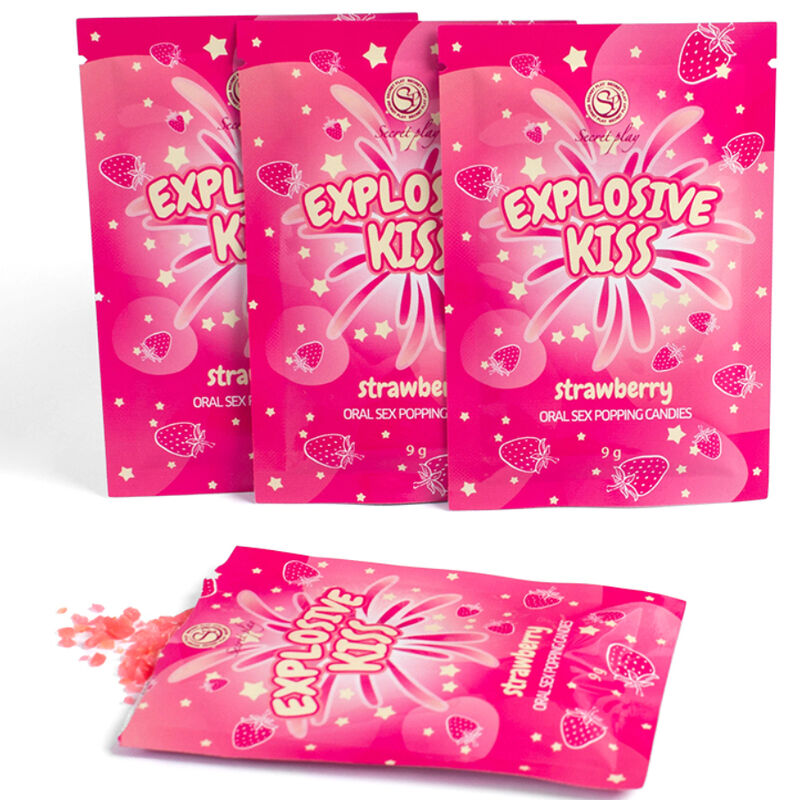 SECRETPLAY - CARAMELOS EXPLOSIVOS FRESA SECRETPLAY COSMETIC