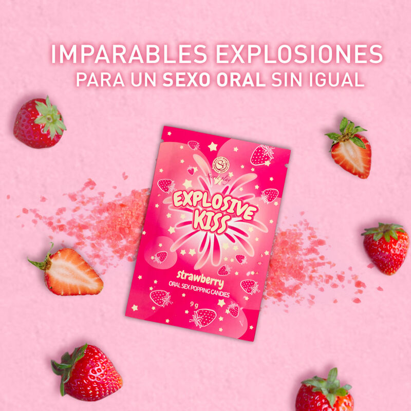 SECRETPLAY - CARAMELOS EXPLOSIVOS FRESA SECRETPLAY COSMETIC