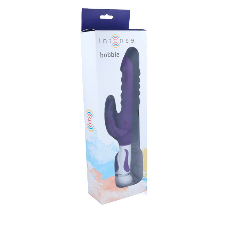 INTENSE - BOBBLE VIBRADOR ROTADOR SILICONA LILA INTENSE FUN