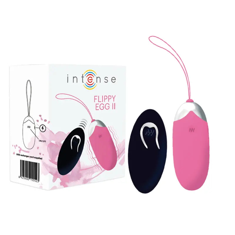 INTENSE - FLIPPY II HUEVO RECARGABLE REMOTO ROSA INTENSE COUPLES TOYS