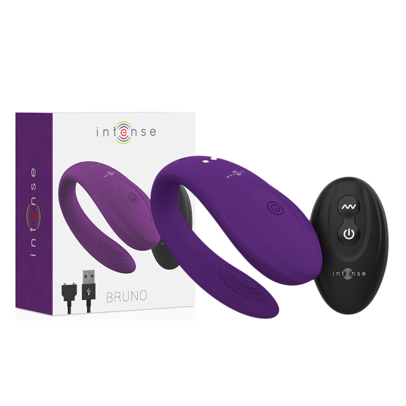 INTENSE - BRUNO PARTNER DOBLE PLACER LILA INTENSE COUPLES TOYS