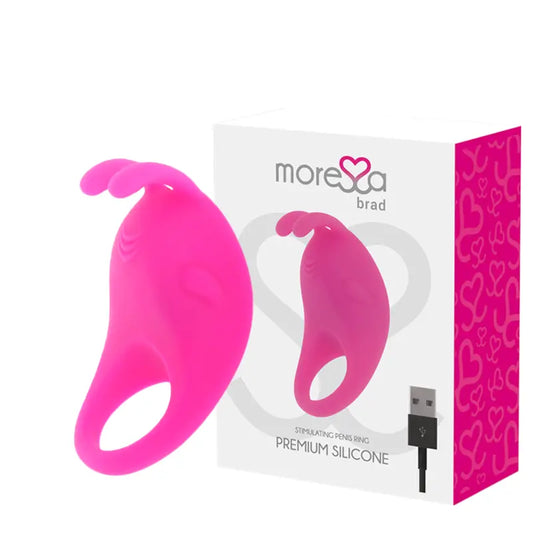 MORESSA - BRAD PREMIUM SILICONE RECARGABLE ROSA MORESSA