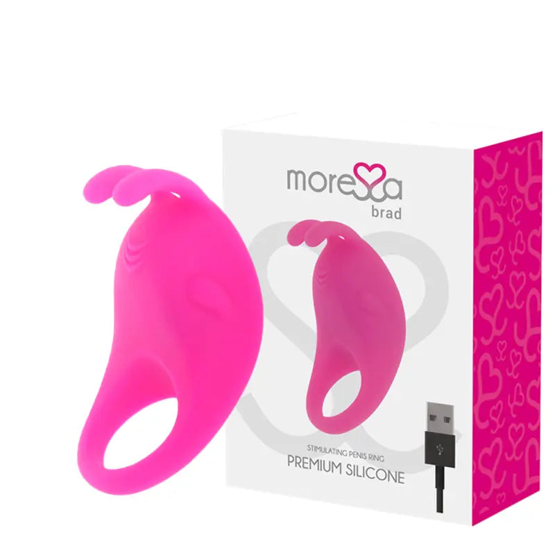 MORESSA - BRAD PREMIUM SILICONE RECARGABLE ROSA MORESSA