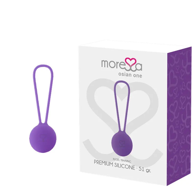 MORESSA - OSIAN ONE ENTRENAMIENTO SUELO PELVICO 51gr PREMIUM SILICONA LILA MORESSA