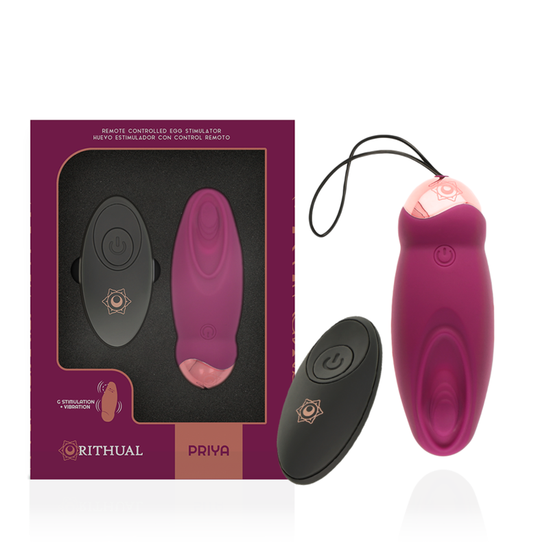 RITHUAL - PRIYA HUEVO CONTROL REMOTO G-SPOT + VIBRACIÓN RITHUAL