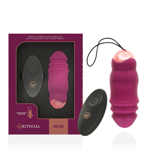 RITHUAL - REVA HUEVO CONTROL REMOTO SISTEMA UP&DOWN + VIBRACIÓN RITHUAL