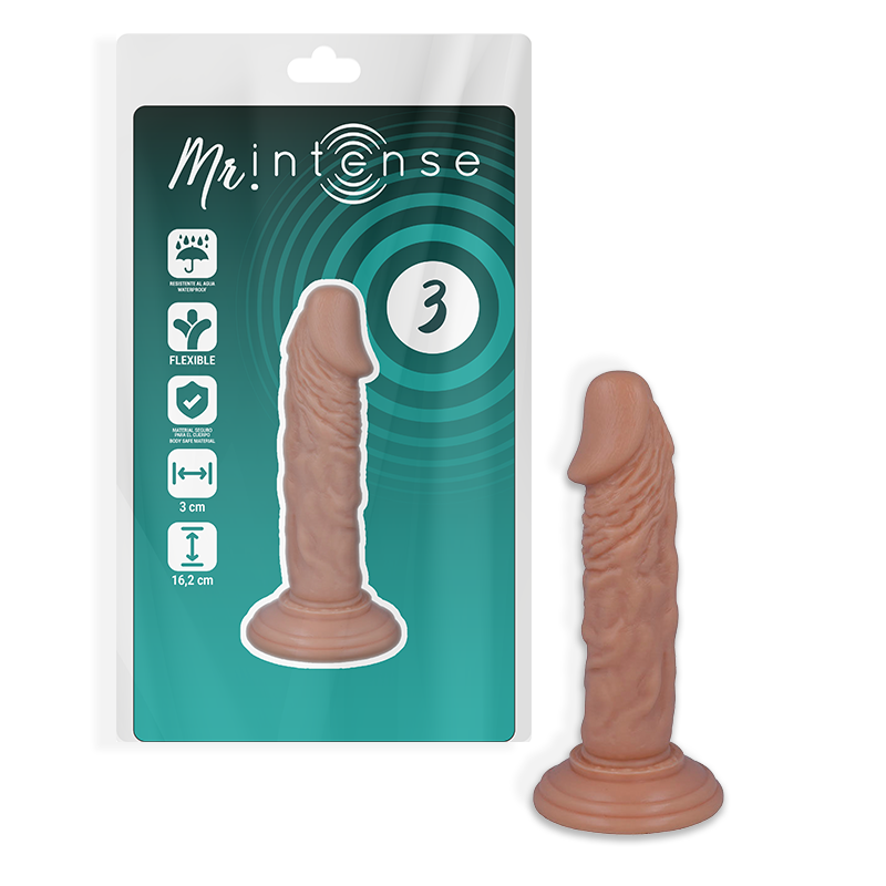 MR INTENSE - 3 PENE REALISTICO 16.2 CM -O- 3 CM MR. INTENSE