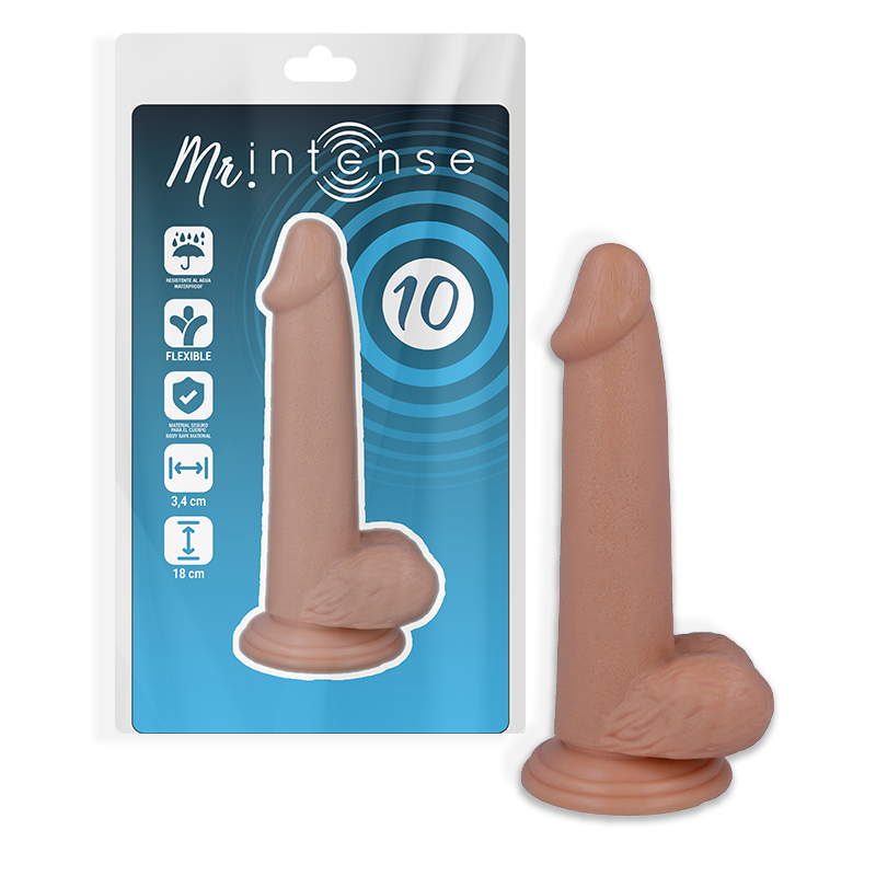 MR INTENSE - 10 PENE REALISTICO 18 CM -O- 3.4 CM MR. INTENSE