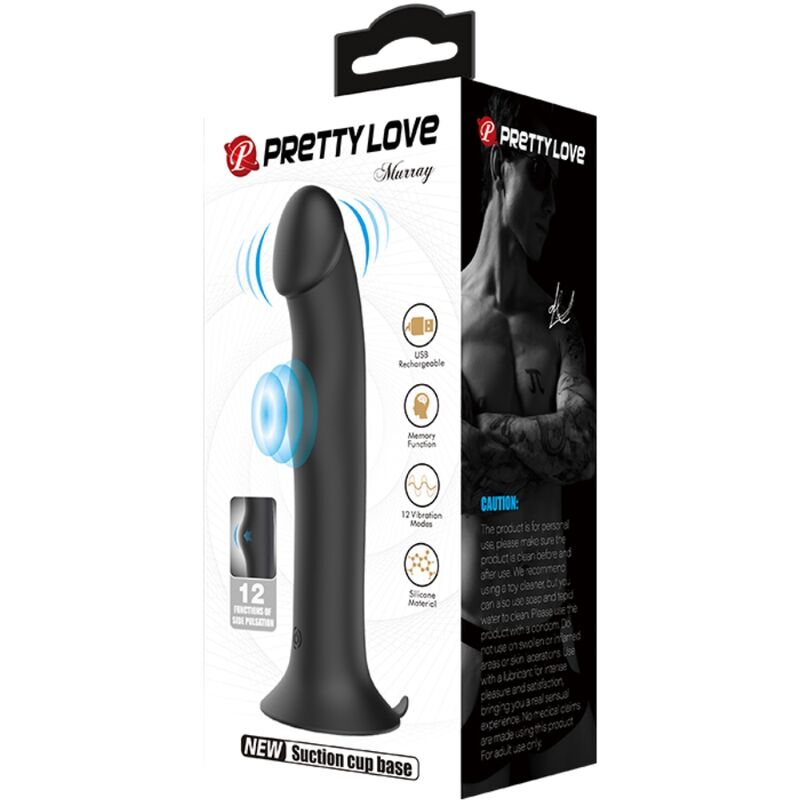 PRETTY LOVE - MURRAY VIBRADOR Y SUCCIONADOR DE CLITORIS NEGRO PRETTY LOVE FLIRTATION