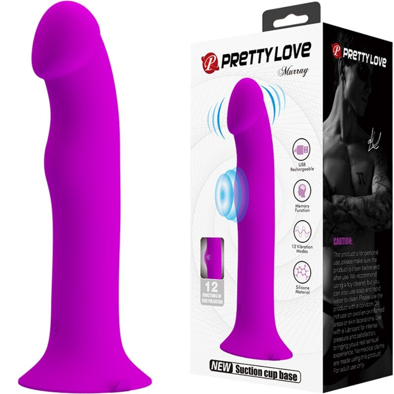 PRETTY LOVE - MURRAY VIBRADOR Y ESTIMULADOR PUNTO G MORADO PRETTY LOVE FLIRTATION
