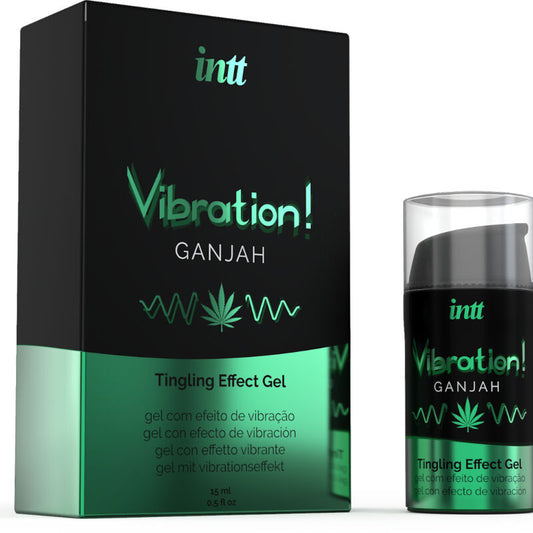INTT - POTENTE ESTIMULANTE ÍNTIMO GEL VIBRADOR LIQUIDO CANNABIS 15ML INTT UNISEX AROUSAL GEL
