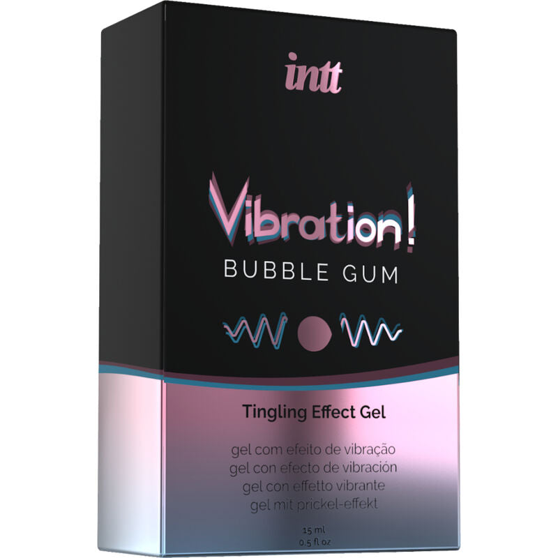INTT - POTENTE ESTIMULANTE ÍNTIMO GEL VIBRADOR LIQUIDO CHICLE 15ML INTT UNISEX AROUSAL GEL