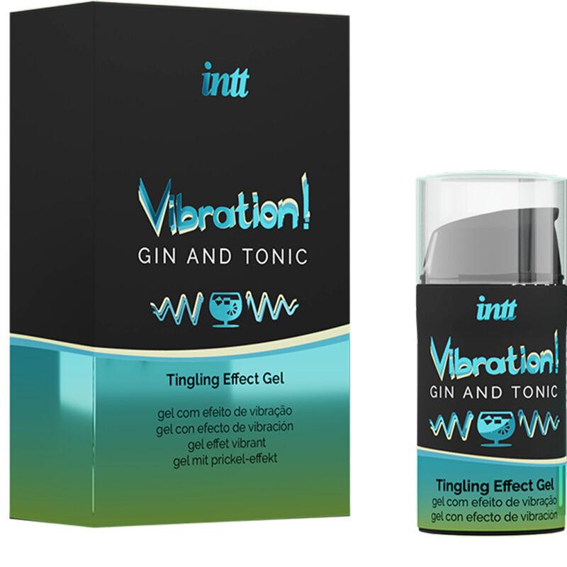 INTT - POTENTE ESTIMULANTE ÍNTIMO GEL VIBRADOR LIQUIDO GIN & TONIC 15ML INTT UNISEX AROUSAL GEL