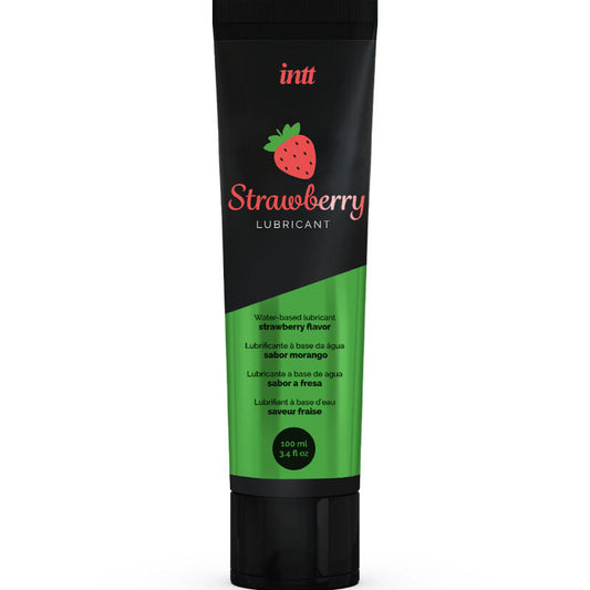 INTT LUBRICANTS - LUBRICANTE ÍNTIMO BASE DE AGUA SABOR A FRESA INTT LUBRICANTS