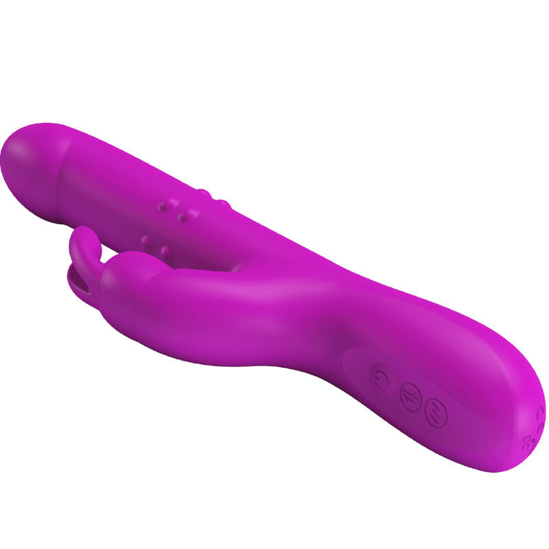 PRETTY LOVE - REESE VIBRADOR CON ROTACIÓN MORADO PRETTY LOVE