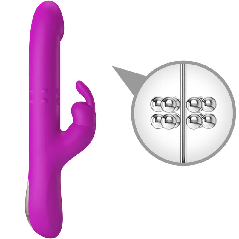 PRETTY LOVE - REESE VIBRADOR CON ROTACIÓN MORADO PRETTY LOVE