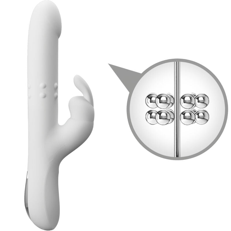 PRETTY LOVE - REESE VIBRADOR CON ROTACIÓN PLATEADO PRETTY LOVE