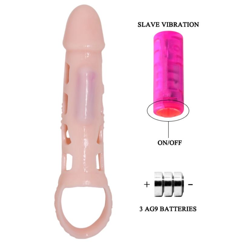 PRETTY LOVE - HARRISON FUNDA EXTENSORA PENE CON VIBRACIÓN Y STRAP 13.5 CM PRETTY LOVE MALE