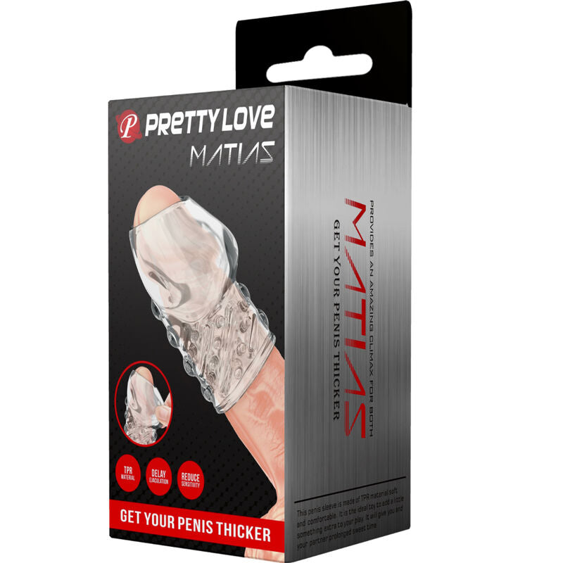 PRETTY LOVE - MATIAS ENGROSADOR PENE TRANSPARENTE PRETTY LOVE MALE