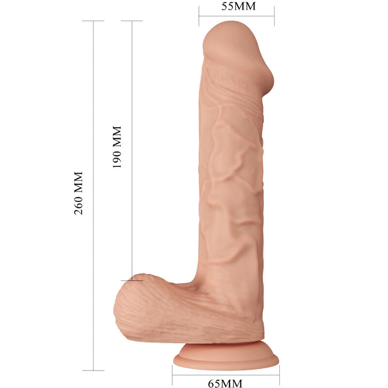BAILE - BEAUTIFUL ENCOUNTER BERGRISI DILDO REALISTICO FLEXIBLE 26 CM NATURAL BAILE DILDOS