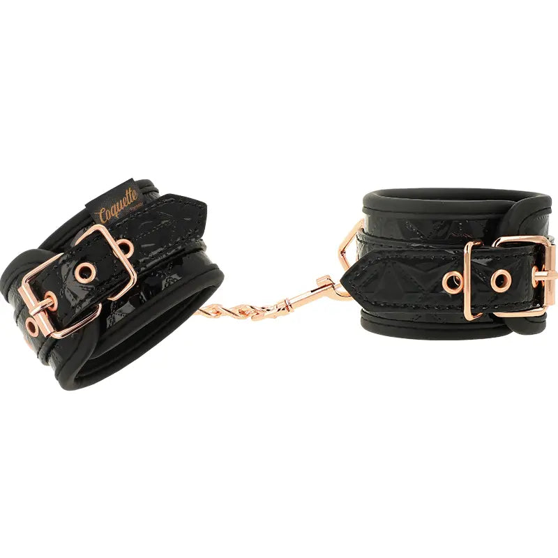 COQUETTE CHIC DESIRE - BLACK EDITION ESPOSAS PARA MANOS CON FORRO DE NEOPRENO COQUETTE FANTASY