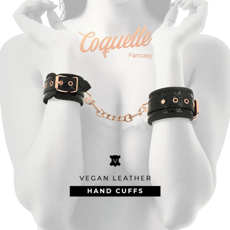 COQUETTE CHIC DESIRE - BLACK EDITION ESPOSAS PARA MANOS CON FORRO DE NEOPRENO COQUETTE FANTASY