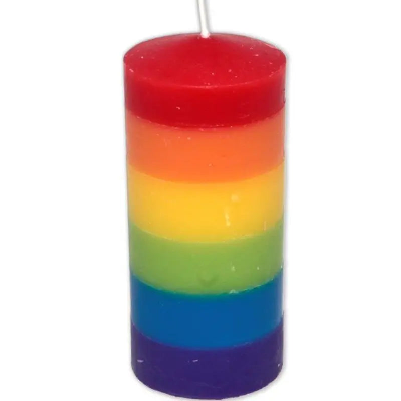 PRIDE - VELA GRANDE CON LA BANDERA LGBT PRIDE