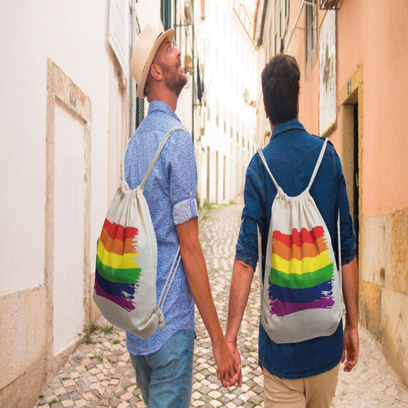 PRIDE - MOCHILA ALGODÓN BANDERA PRIDE