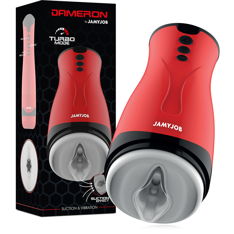 JAMYJOB - DAMERON MASTURBADOR DE SUCCIÓN Y VIBRACIÓN JAMYJOB