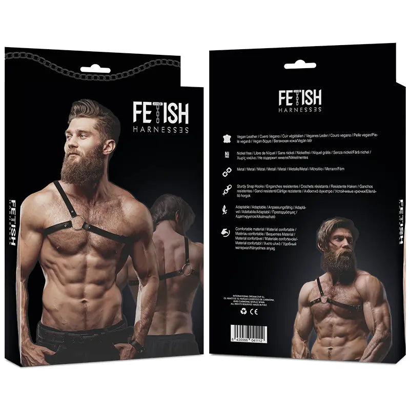 FETISH SUBMISSIVE - ATTITUDE ARNÉS ECOPIEL HOMBRO CRUZADO HOMBRE FETISH SUBMISSIVE ATTITUDE