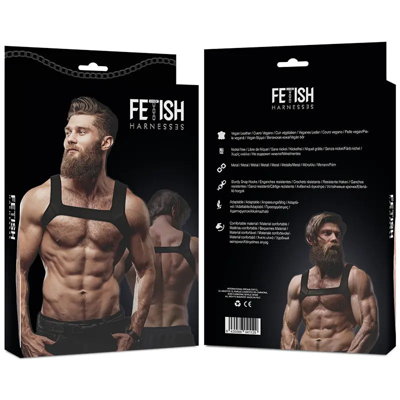 FETISH SUBMISSIVE ATTITUDE - ARNÉS NEOPRENO PECHO HOMBRE TALLA M FETISH SUBMISSIVE ATTITUDE