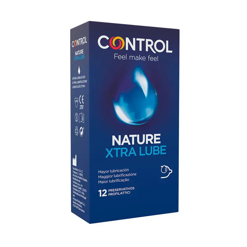 CONTROL - EXTRA LUBE PRESERVATIVOS 12 UNIDADES CONTROL CONDOMS