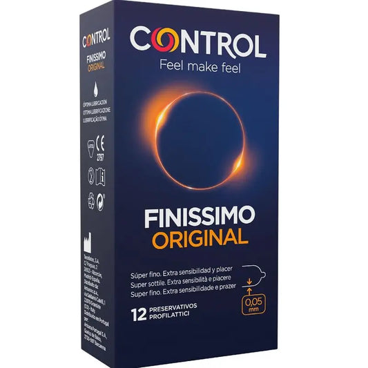 CONTROL - FINISSIMO PRESERVATIVOS 12 UNIDADES CONTROL CONDOMS