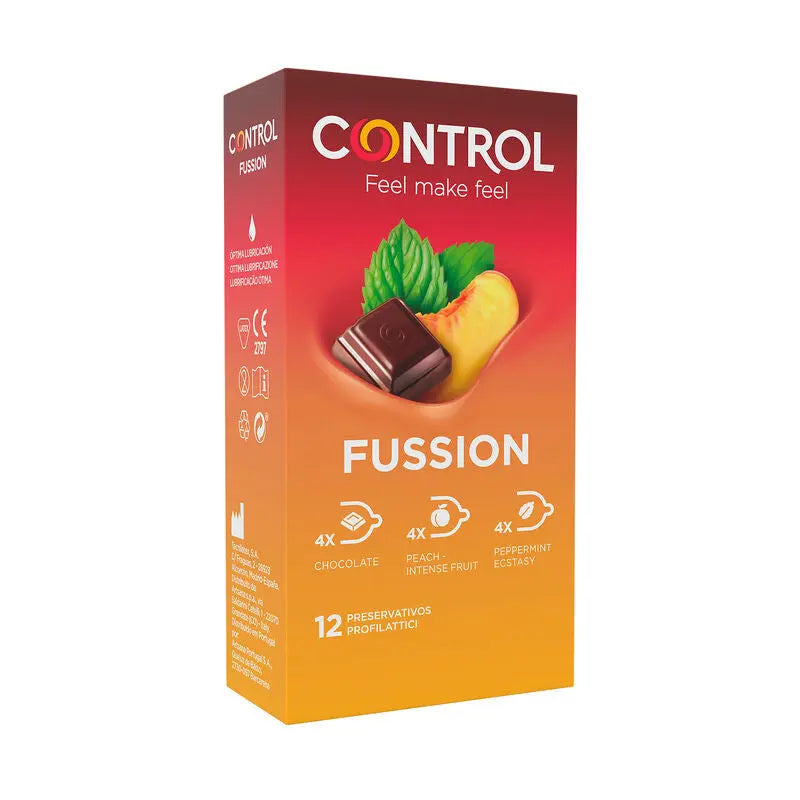CONTROL - FUSSION PRESERVATIVOS 12 UNIDADES CONTROL CONDOMS