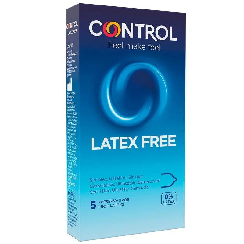 CONTROL - FREE SIN LATEX PRESERVATIVOS 5 UNIDADES CONTROL CONDOMS