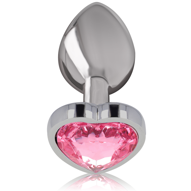 INTENSE - PLUG ANAL METAL ALUMINIO CORAZÓN ROSA TALLA M INTENSE ANAL TOYS