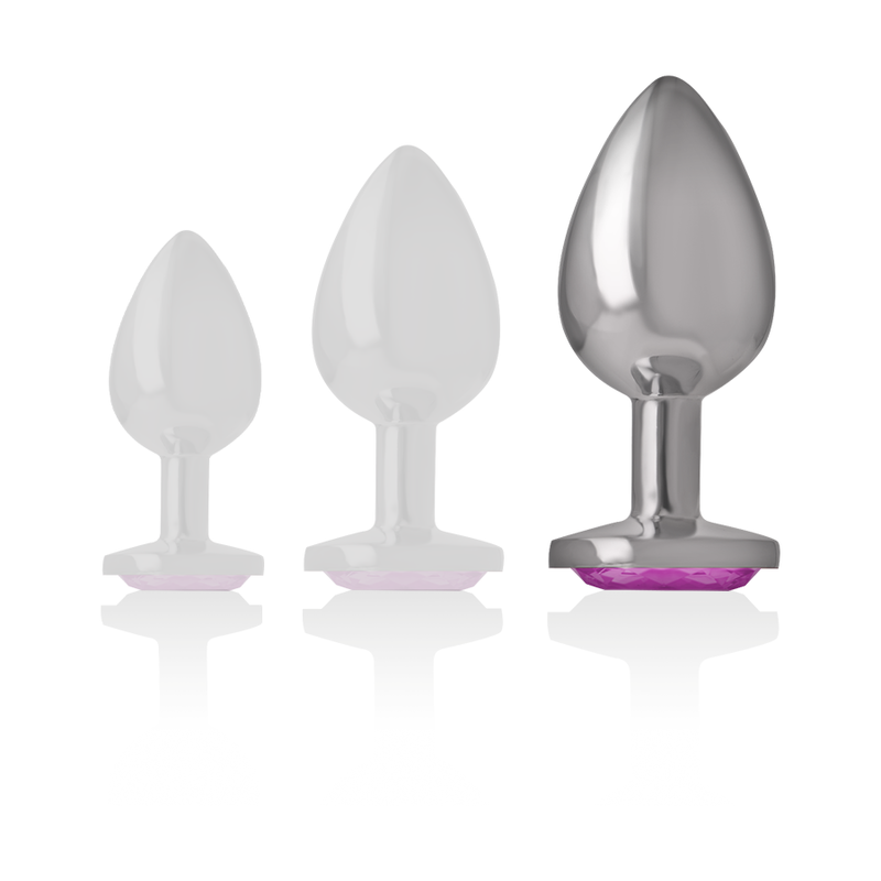 INTENSE - PLUG ANAL METAL ALUMINIO CORAZÓN ROSA TALLA L INTENSE ANAL TOYS