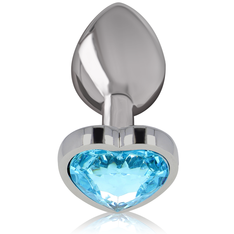 INTENSE - PLUG ANAL METAL ALUMINIO CORAZÓN AZUL TALLA S INTENSE ANAL TOYS