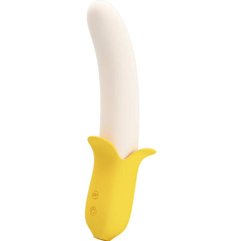 PRETTY LOVE - BANANA GEEK SUPER POWER 7 VIBRACIONES UP&DOWN SILICONA NEGRO PRETTY LOVE