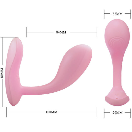 PRETTY LOVE - BAIRD G-SPOT 12 VIBRACIONES RECARGABLE ROSA APP PRETTY LOVE FLIRTATION