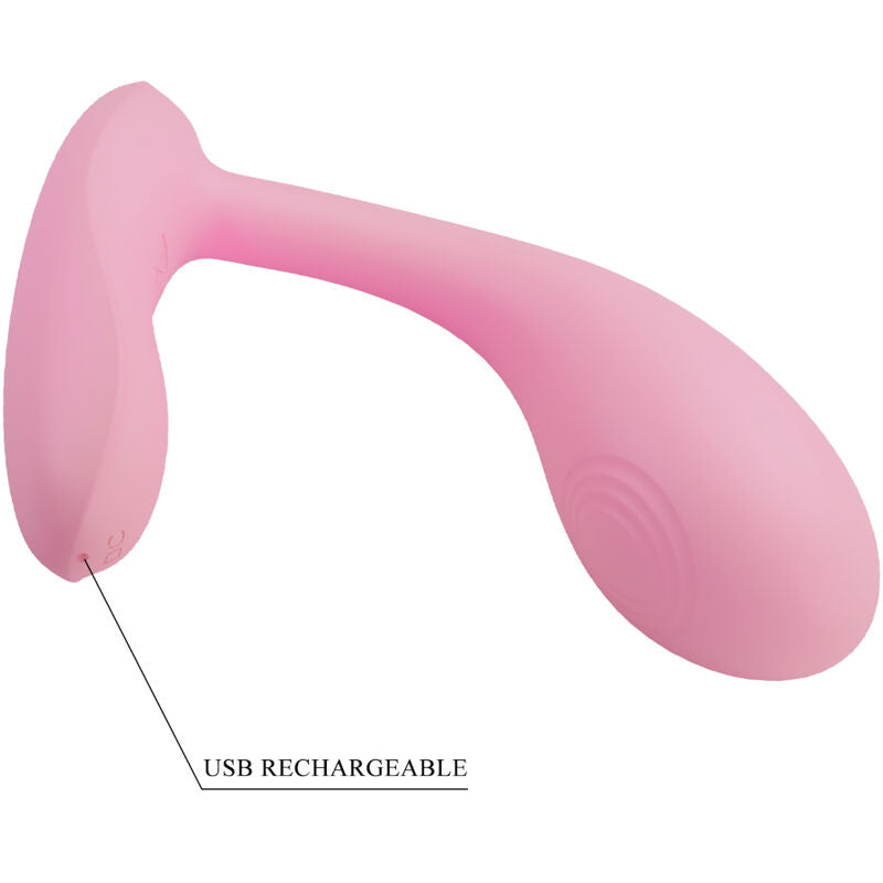 PRETTY LOVE - BAIRD G-SPOT 12 VIBRACIONES RECARGABLE ROSA APP PRETTY LOVE FLIRTATION