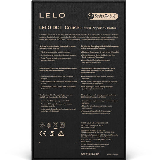 LELO - DOT CRUISE ESTIMULADOR DE CLÍTORIS AMARILLO LELO
