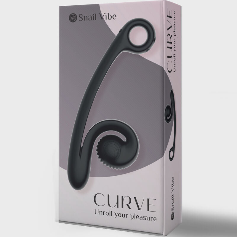 SNAIL VIBE - CURVE VIBRADOR NEGRO SNAIL VIBE