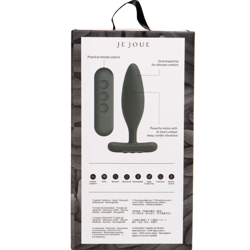 JE JOUE - VESTA PLUG ANAL VIBRADOR NEGRO JE JOUE