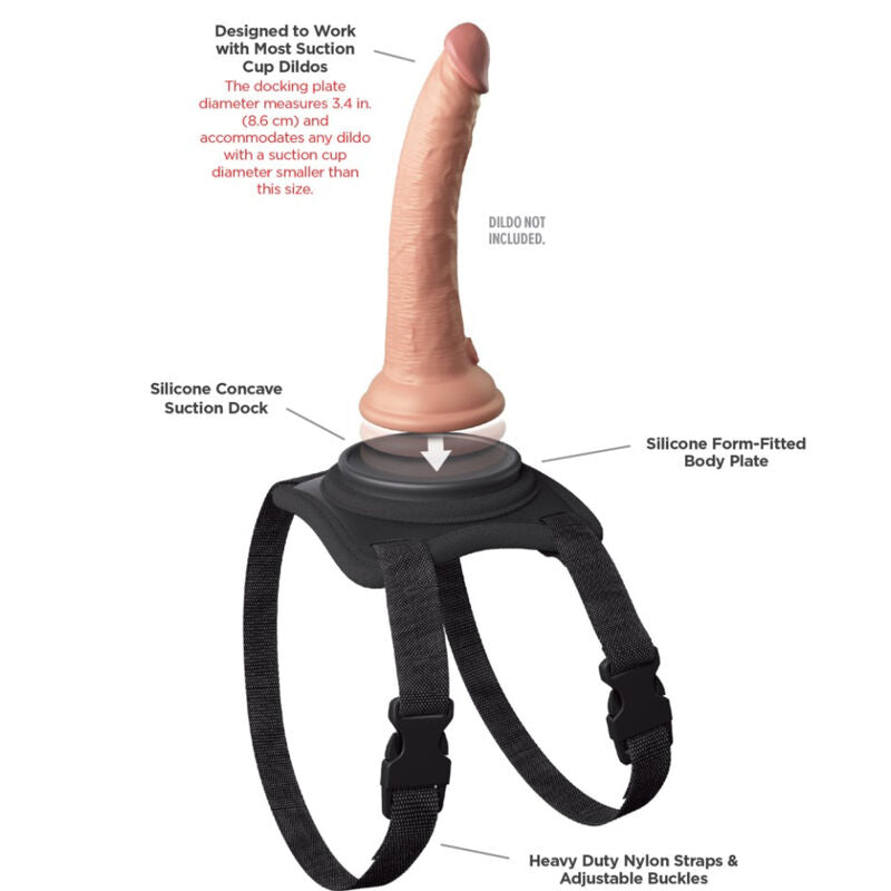 PIPEDREAMS - BODY DOCK LAP STRAP HARNESS PIPEDREAMS