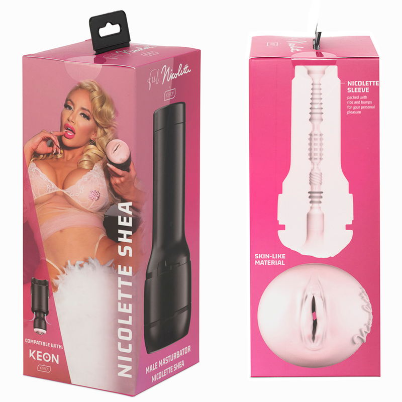 KIIROO - KEON + FEEL NICOLETTE SHEA STROKER + LUBRICANTE AQUA QUALITY 50 ML KIIROO