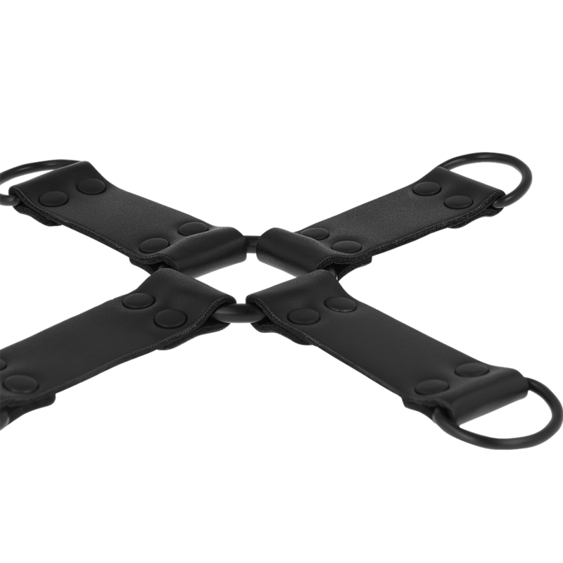 INTENSE - FETISH ENGANCHE MÚLTIPLE PARA MANOS Y PIES DE CUERO VEGANO INTENSE FETISH